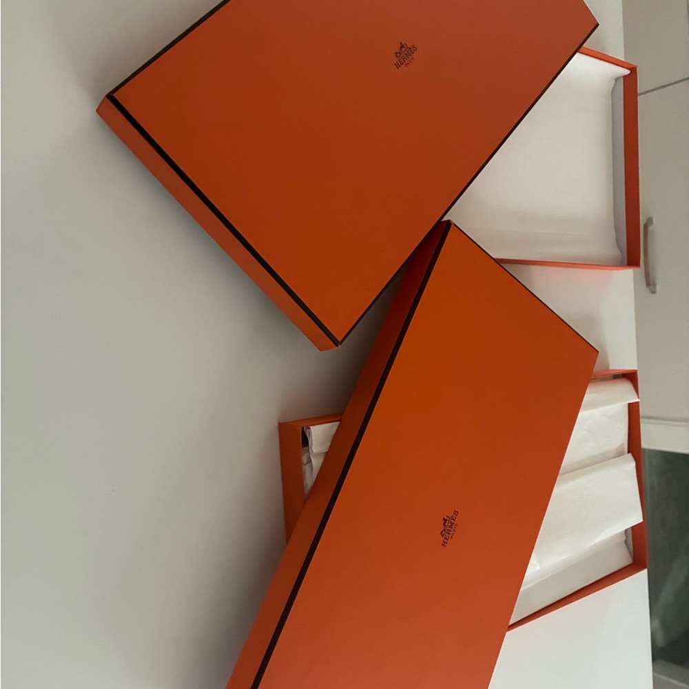 Hermes -2 Rectangular Scarf Boxes - image 7